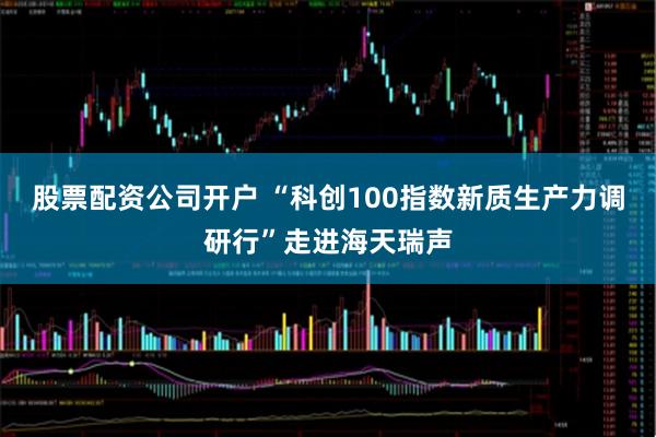 股票配资公司开户 “科创100指数新质生产力调研行”走进海天瑞声